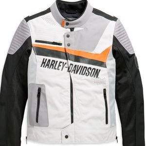 Harley-Davidson Men's Sidari Mesh & Textile Riding Jacket. Slim XL.